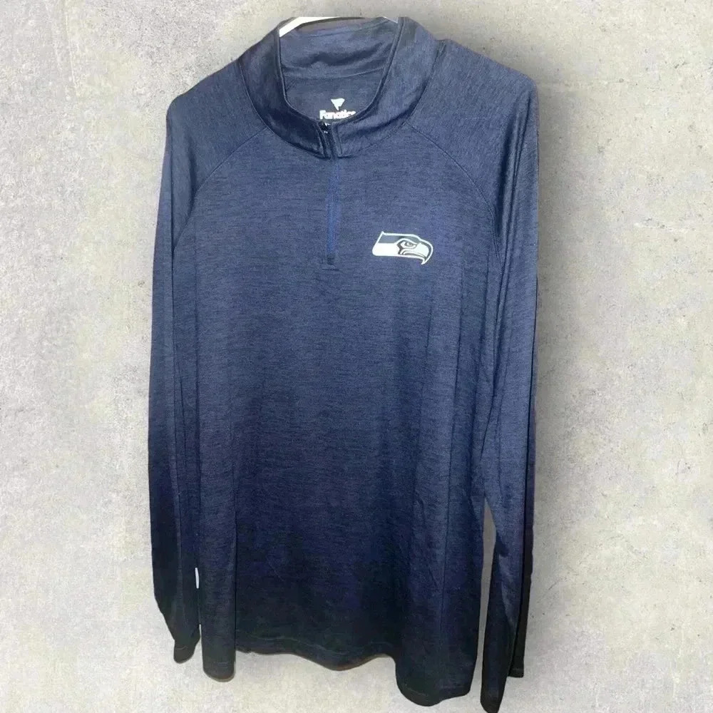 Xxl mens long sleeve Seahawks‎ shirt from fanetics